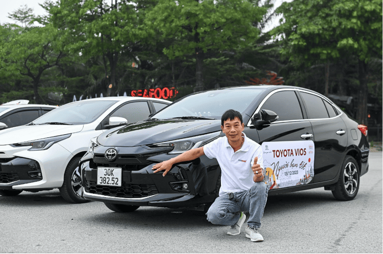 Chủ xe Vios trong một chương trình do Toyota Việt Nam tổ chức. Ảnh: TMV