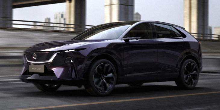 Thiết kế ngoại thất EZ-60 mang đúng ngôn ngữ thiết kế của Mazda với vóc dáng tương đồng các dòng SUV khác như CX-60 - Ảnh: Mazda
